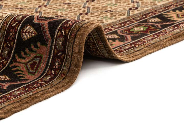 6' 7 x 9' 9 Hand Knotted Afghan Ersari Wool Rug