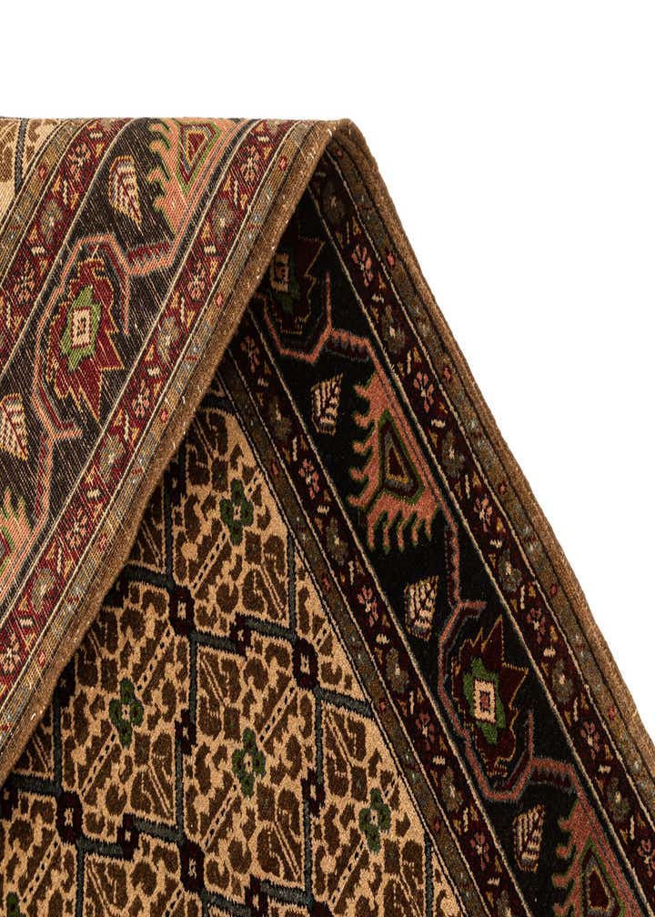 6' 7 x 9' 9 Hand Knotted Afghan Ersari Wool Rug
