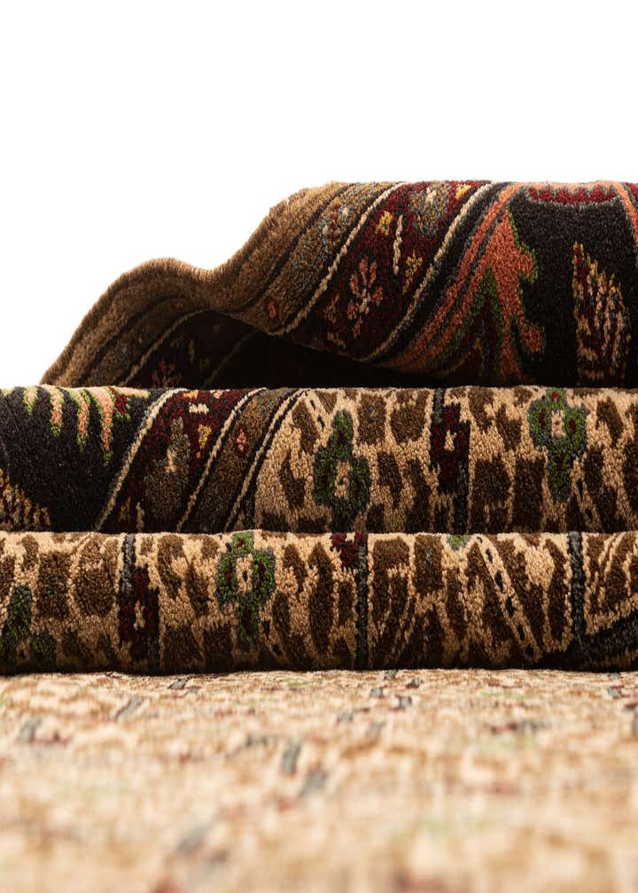 6' 7 x 9' 9 Hand Knotted Afghan Ersari Wool Rug