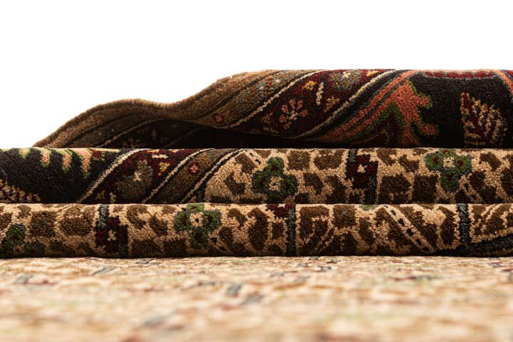 6' 7 x 9' 9 Hand Knotted Afghan Ersari Wool Rug