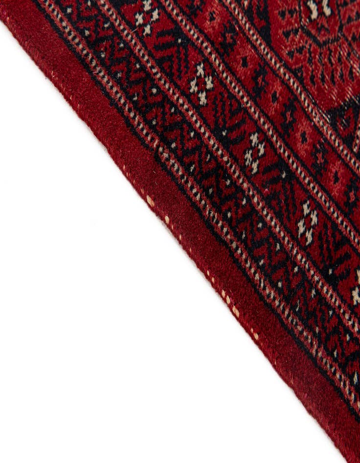 Detail image of 6' 6 x 10' 1  Hand Knotted Afghan Ersari Oriental Wool Rug