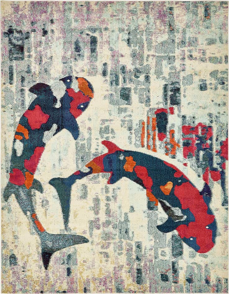 Detail image of 8' x 10' Washable Amalfi Rug