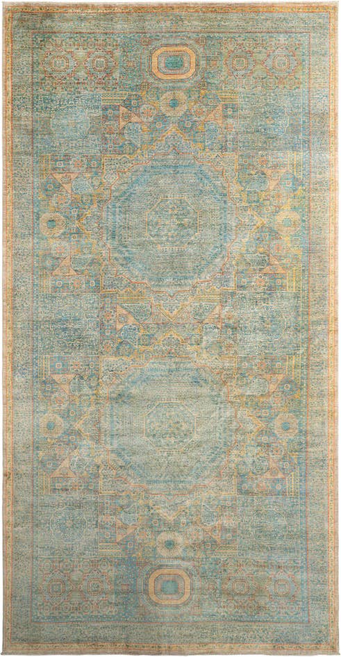 Detail image of 9' 9 x 18' 10 Hand Knotted Amina Rug
