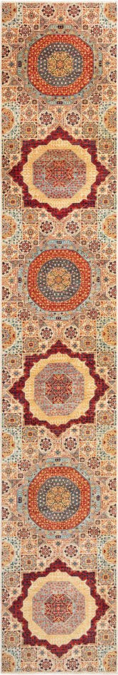 Detail image of 2' 9 x 15' 11 Hand Knotted Amina Rug