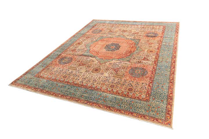 9' 4 x 12' Hand Knotted Amina Rug
