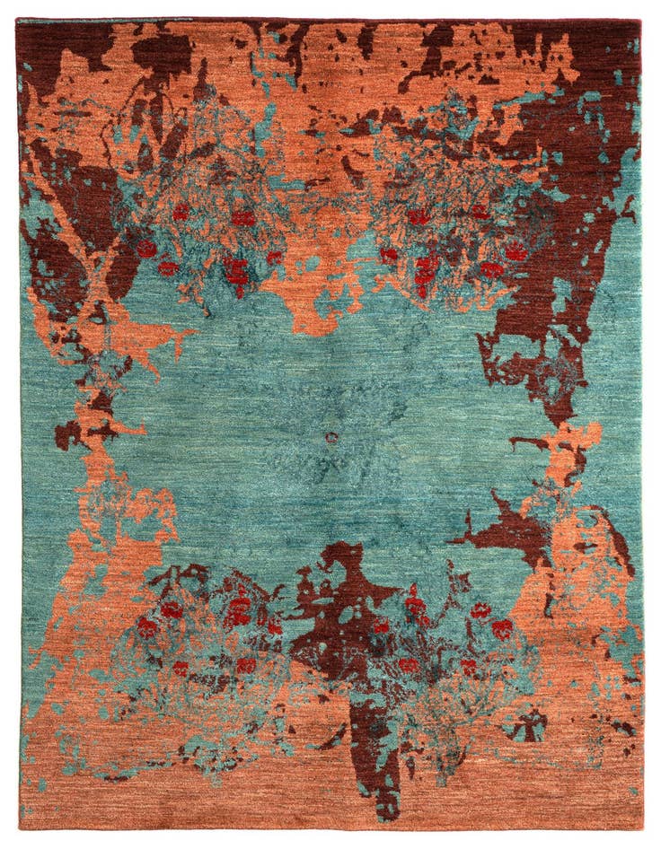 Detail image of 5' 5 x 7' 9 Anar Wool Rug