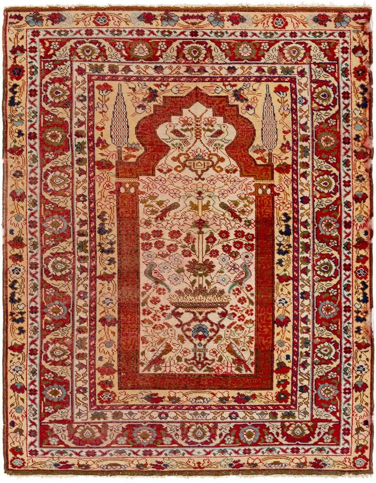 Detail image of 5' x 7' 10 Hand Knotted Anatolian Wool Rug