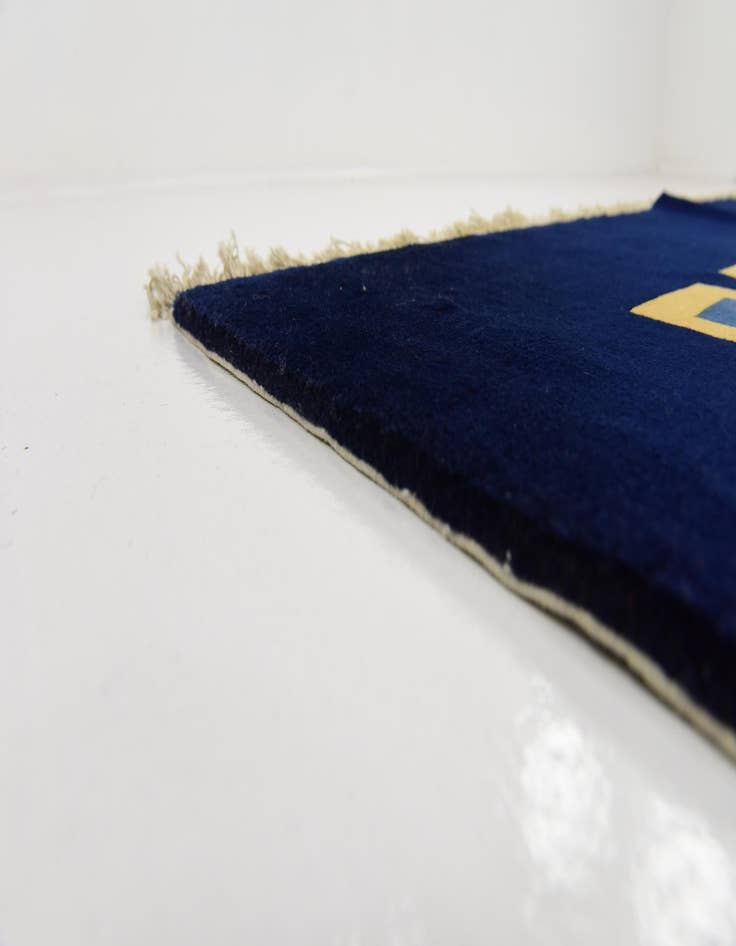 Detail image of 8' x 11' 7  Hand Knotted Antique Finish Wool Rug