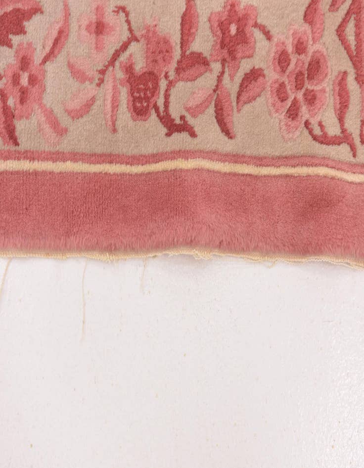 Detail image of 5' x 8' 4  Hand Knotted Antique Finish Wool Rug