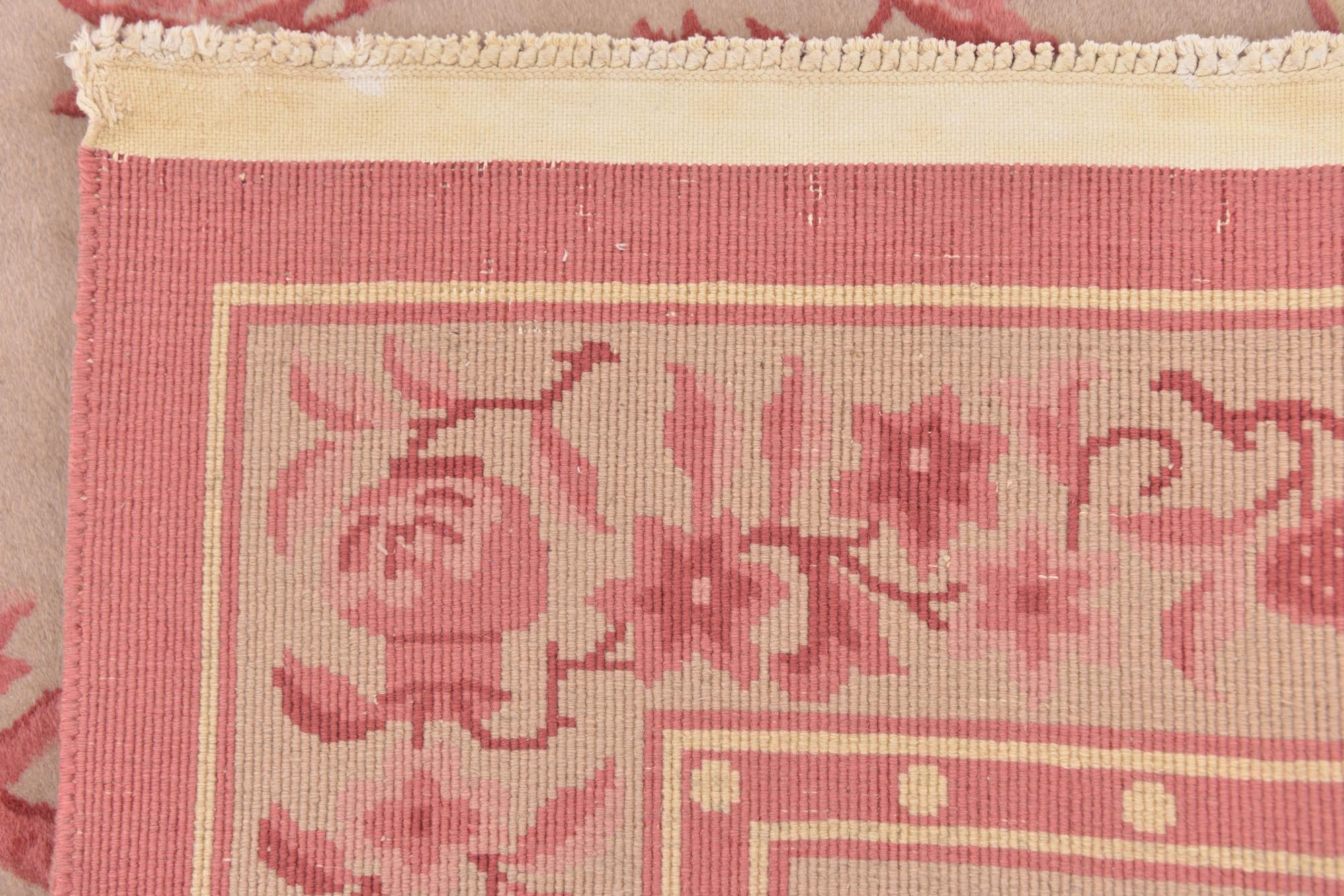 5' x 8' 4 Hand Knotted Antique Finish Wool Rug