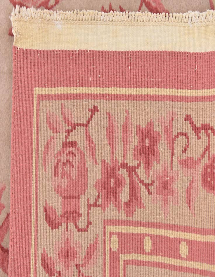 Detail image of 5' x 8' 4  Hand Knotted Antique Finish Wool Rug