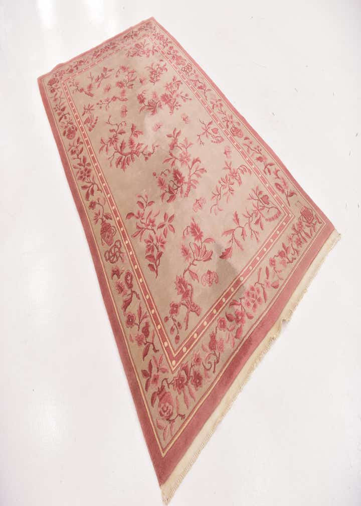 5' x 8' 4 Hand Knotted Antique Finish Wool Rug