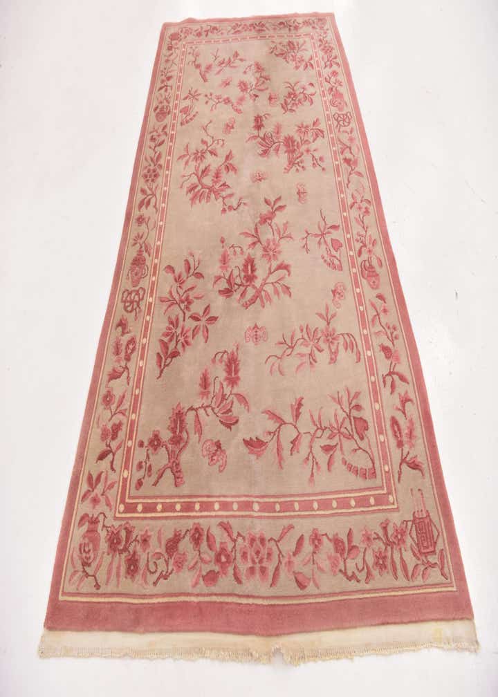 5' x 8' 4 Hand Knotted Antique Finish Wool Rug