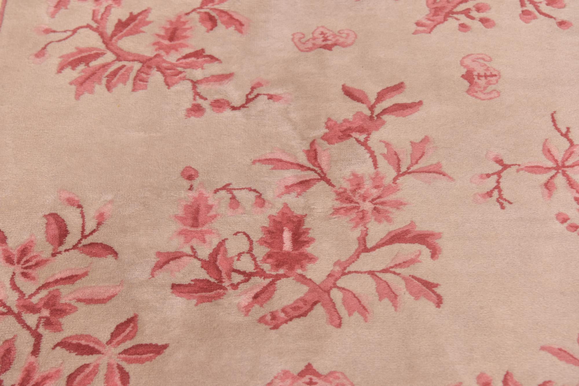 5' x 8' 4 Hand Knotted Antique Finish Wool Rug