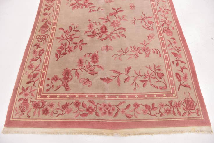 Detail image of 5' x 8' 4 Hand Knotted Antique Finish Wool Rug