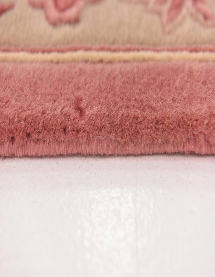 Detail image of 5' x 8' 4  Hand Knotted Antique Finish Wool Rug