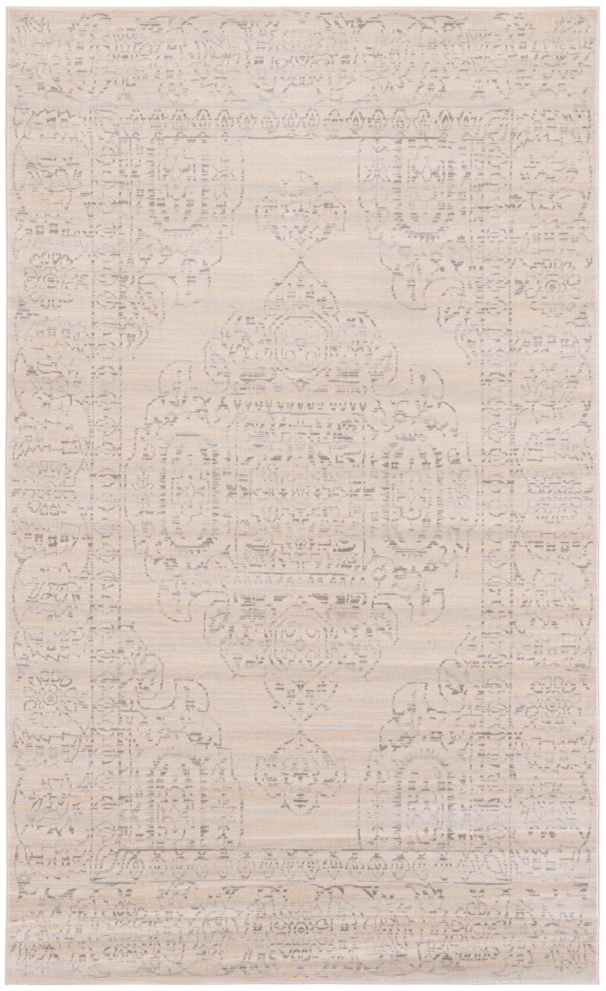 4' 10 x 8' Aqua Rug