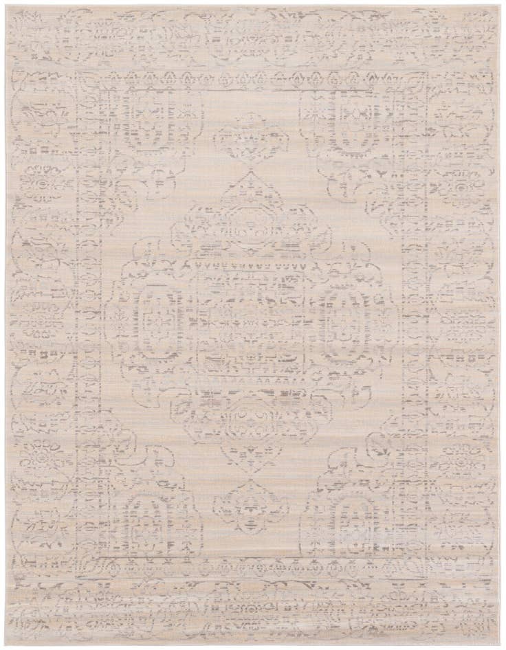 Detail image of 4' 10 x 8' Aqua Rug
