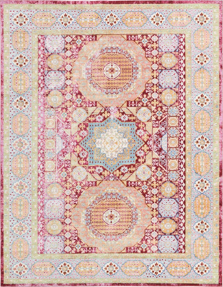 Detail image of 7' x 10' Aqua Rug