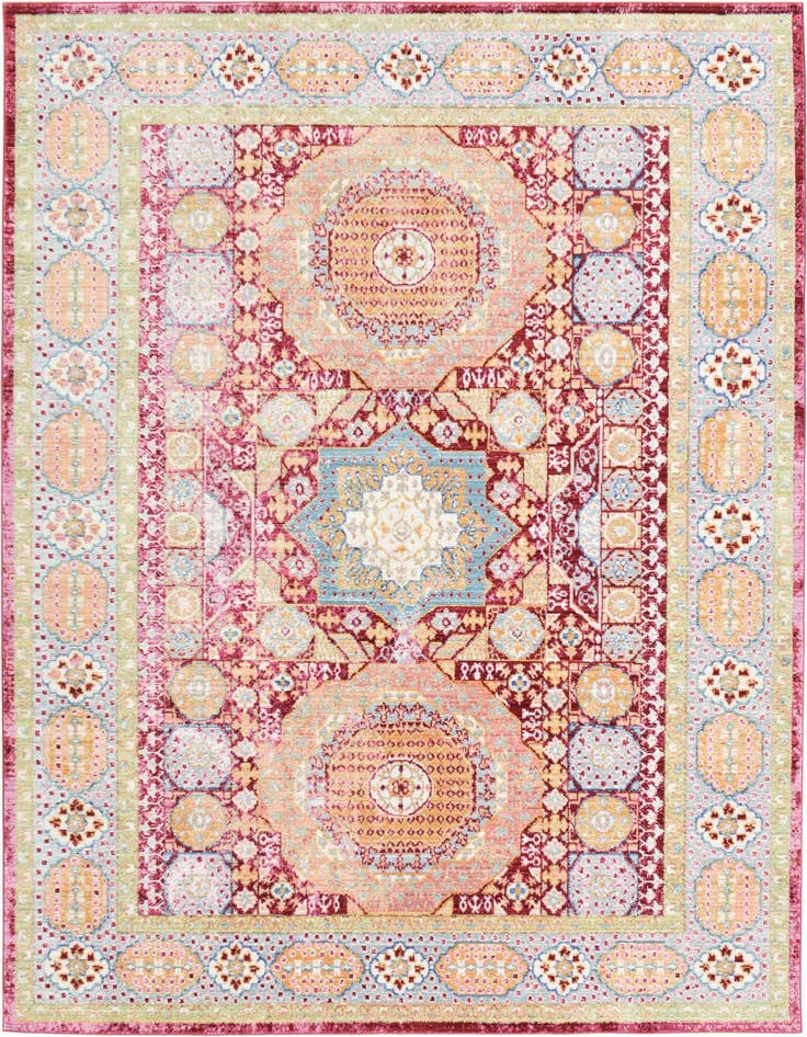 Detail image of 6' x 9' Aqua Rug