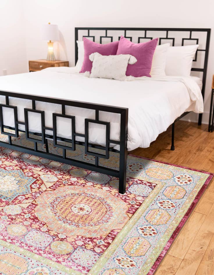 Detail image of 10' x 13' Aqua Rug