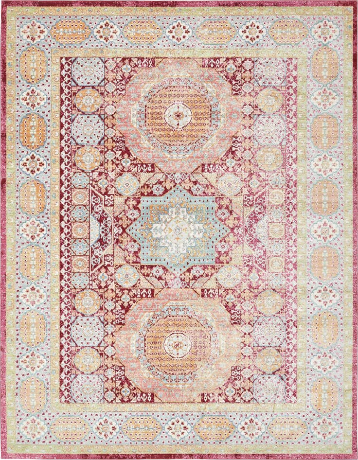 Detail image of 10' x 13' Aqua Rug