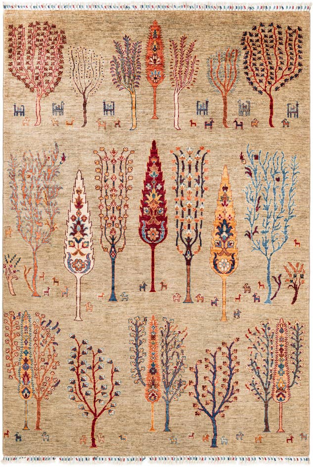 Detail image of 5' 9 x 8' 5 Ariana Wool Rug
