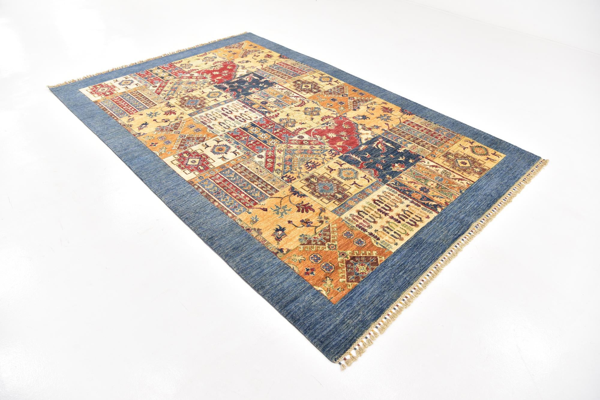 6' 8 x 10' Hand Knotted Ariana Ziegler Rug