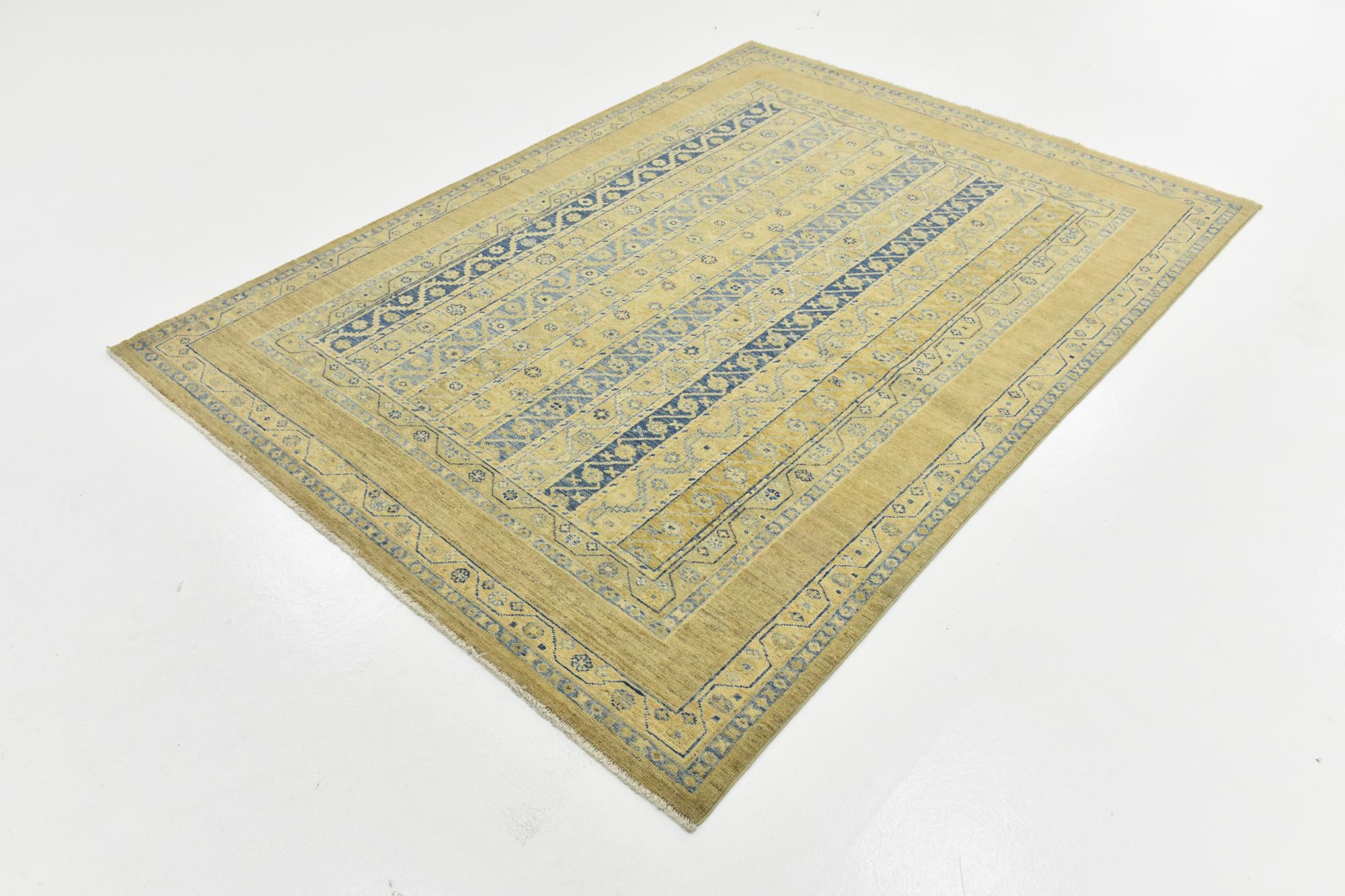 5' x 6' 9 Hand Knotted Ariana Ziegler Rug