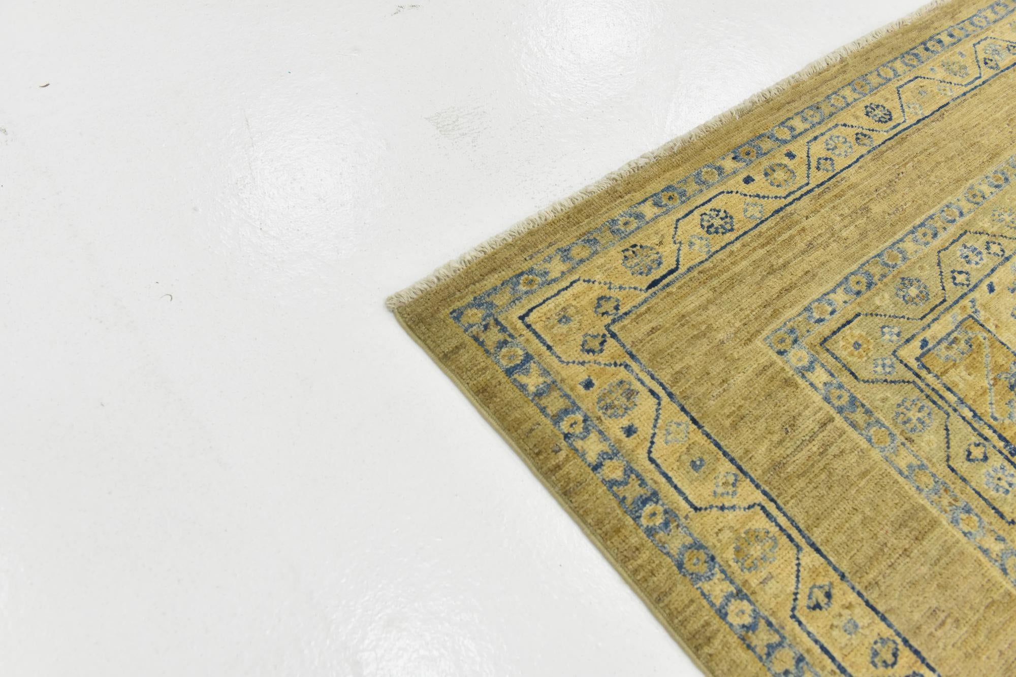 5' x 6' 9 Hand Knotted Ariana Ziegler Rug
