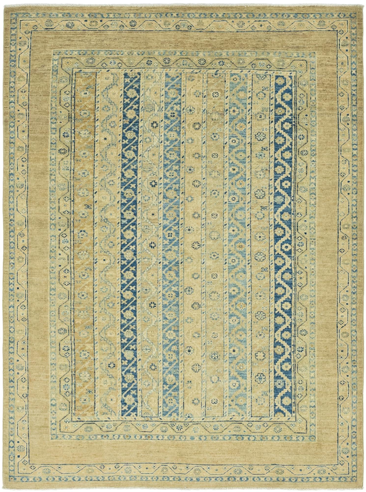 5' x 6' 9 Hand Knotted Ariana Ziegler Rug