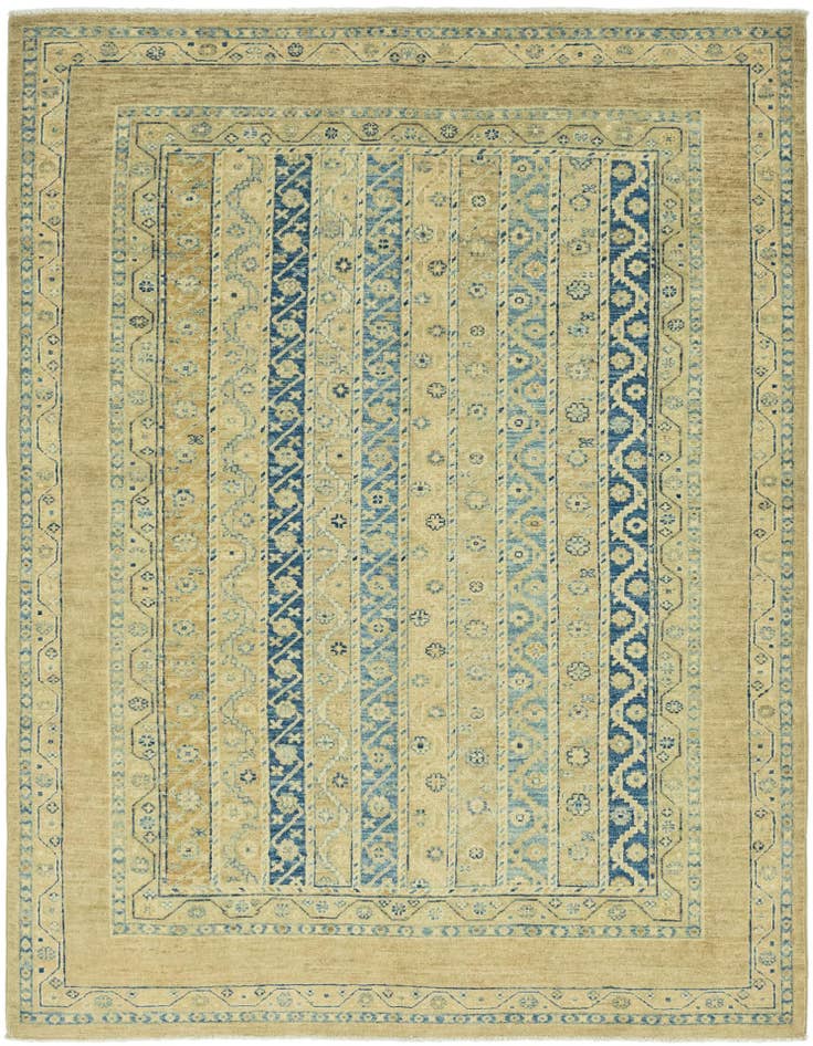 Detail image of 5' x 6' 9 Hand Knotted Ariana Ziegler Rug