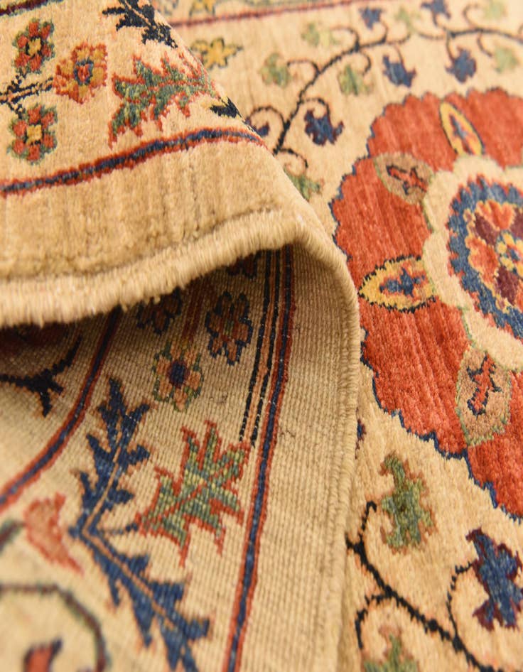Detail image of 6' 2 x 8' 2  Hand Knotted Ariana Ziegler Oriental Rug
