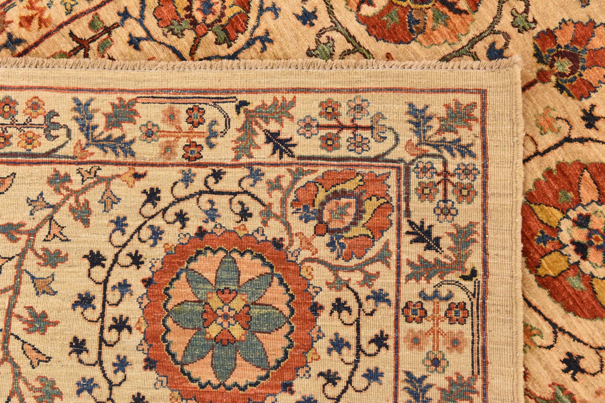 6' 2 x 8' 2 Hand Knotted Ariana Ziegler Oriental Rug