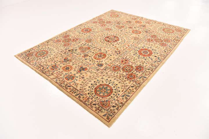 6' 2 x 8' 2 Hand Knotted Ariana Ziegler Oriental Rug