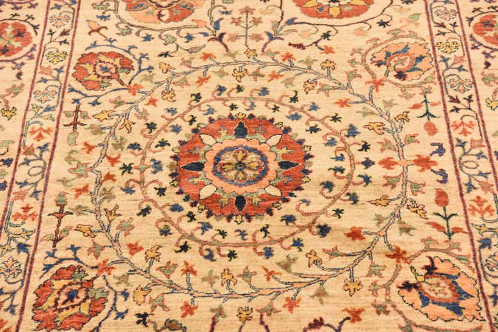 6' 2 x 8' 2 Hand Knotted Ariana Ziegler Oriental Rug