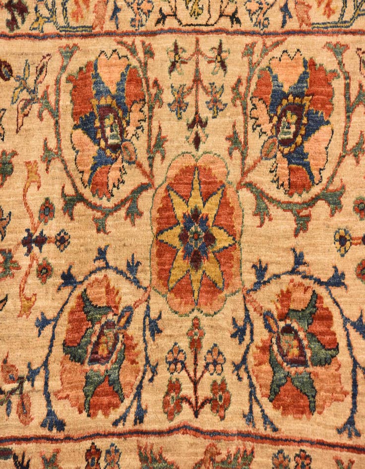 Detail image of 6' 2 x 8' 2  Hand Knotted Ariana Ziegler Oriental Rug