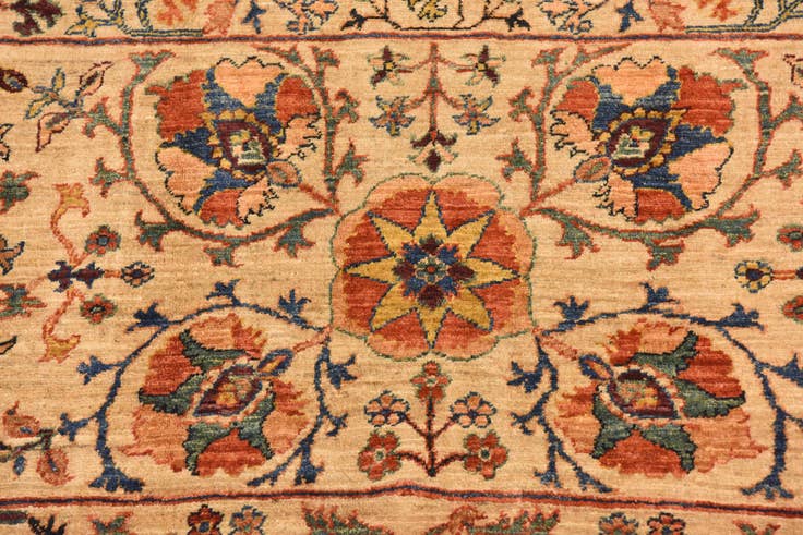 Detail image of 6' 2 x 8' 2 Hand Knotted Ariana Ziegler Oriental Rug
