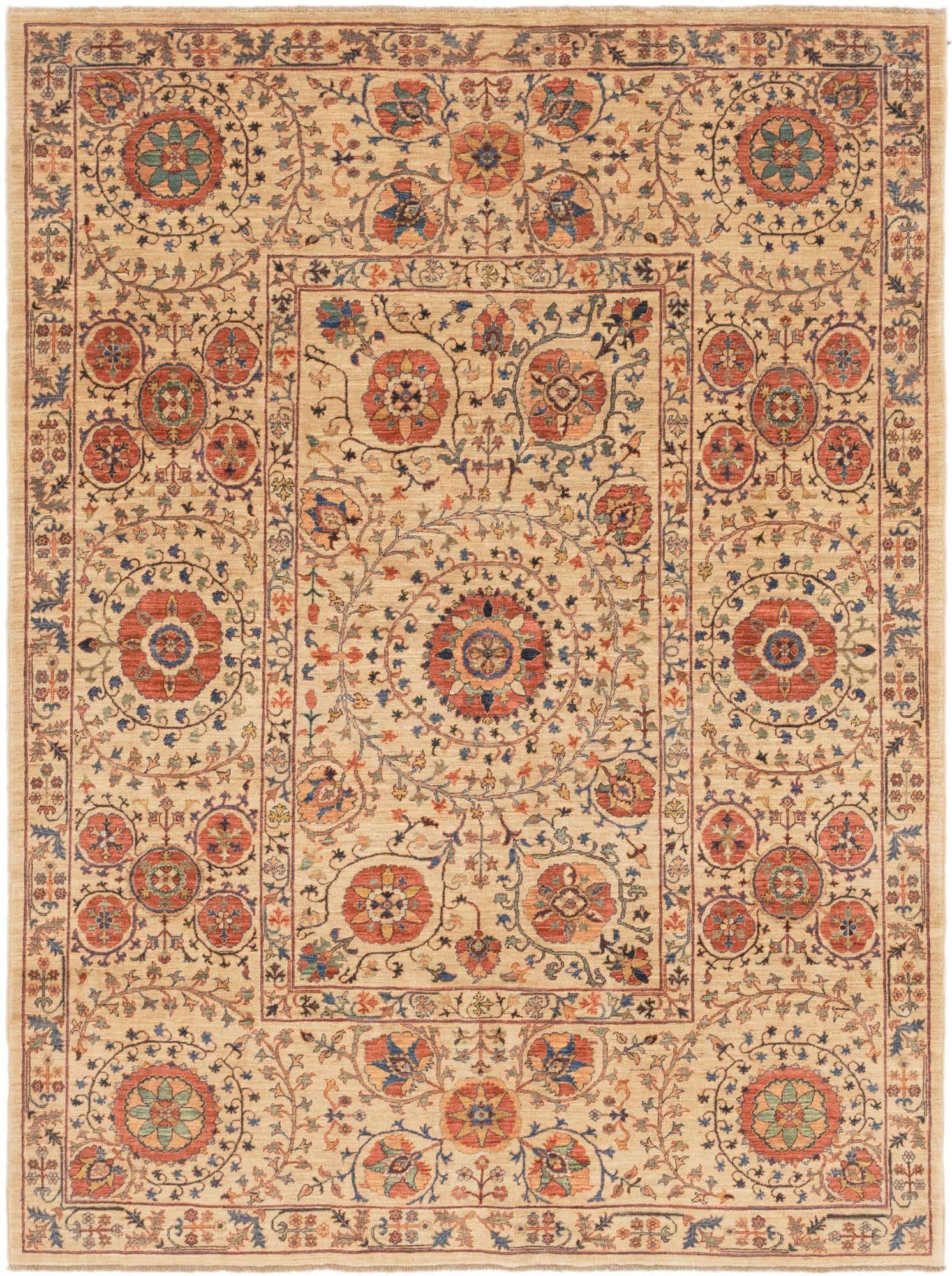 6' 2 x 8' 2 Hand Knotted Ariana Ziegler Oriental Rug