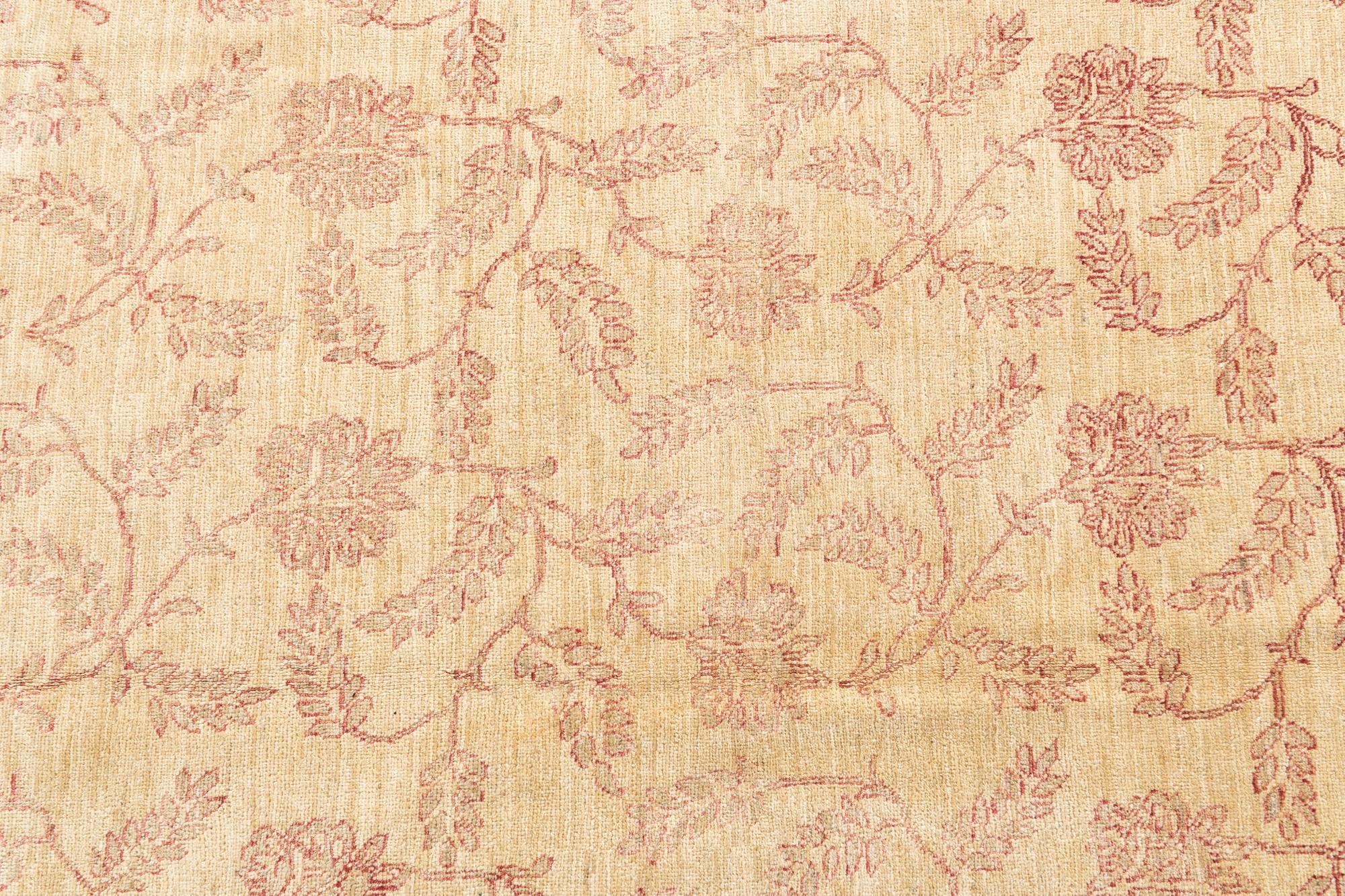 6' 10 x 9' 7 Hand Knotted Ariana Ziegler Oriental Rug