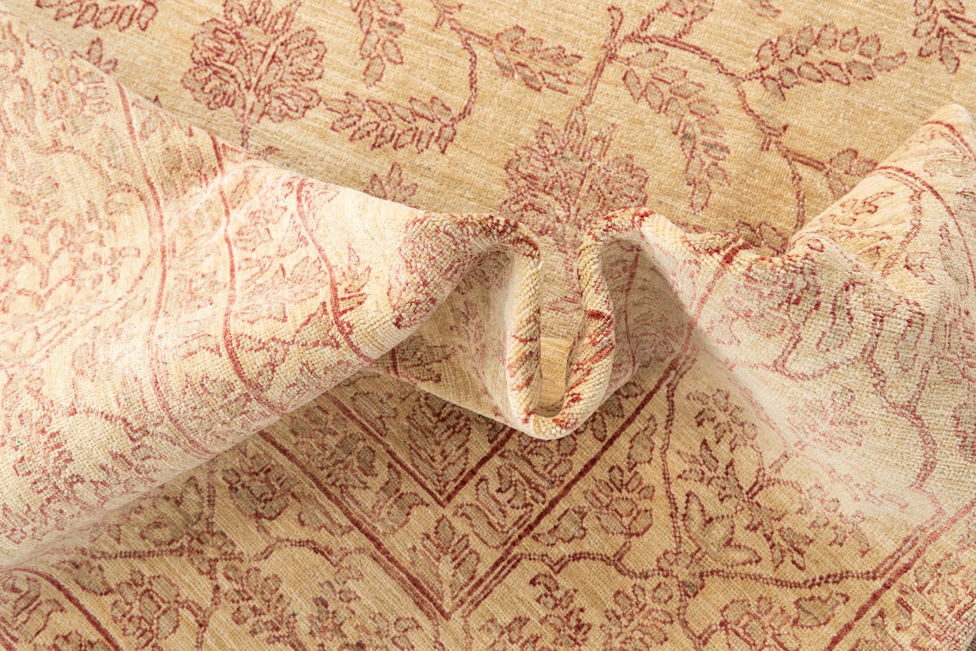 6' 10 x 9' 7 Hand Knotted Ariana Ziegler Oriental Rug