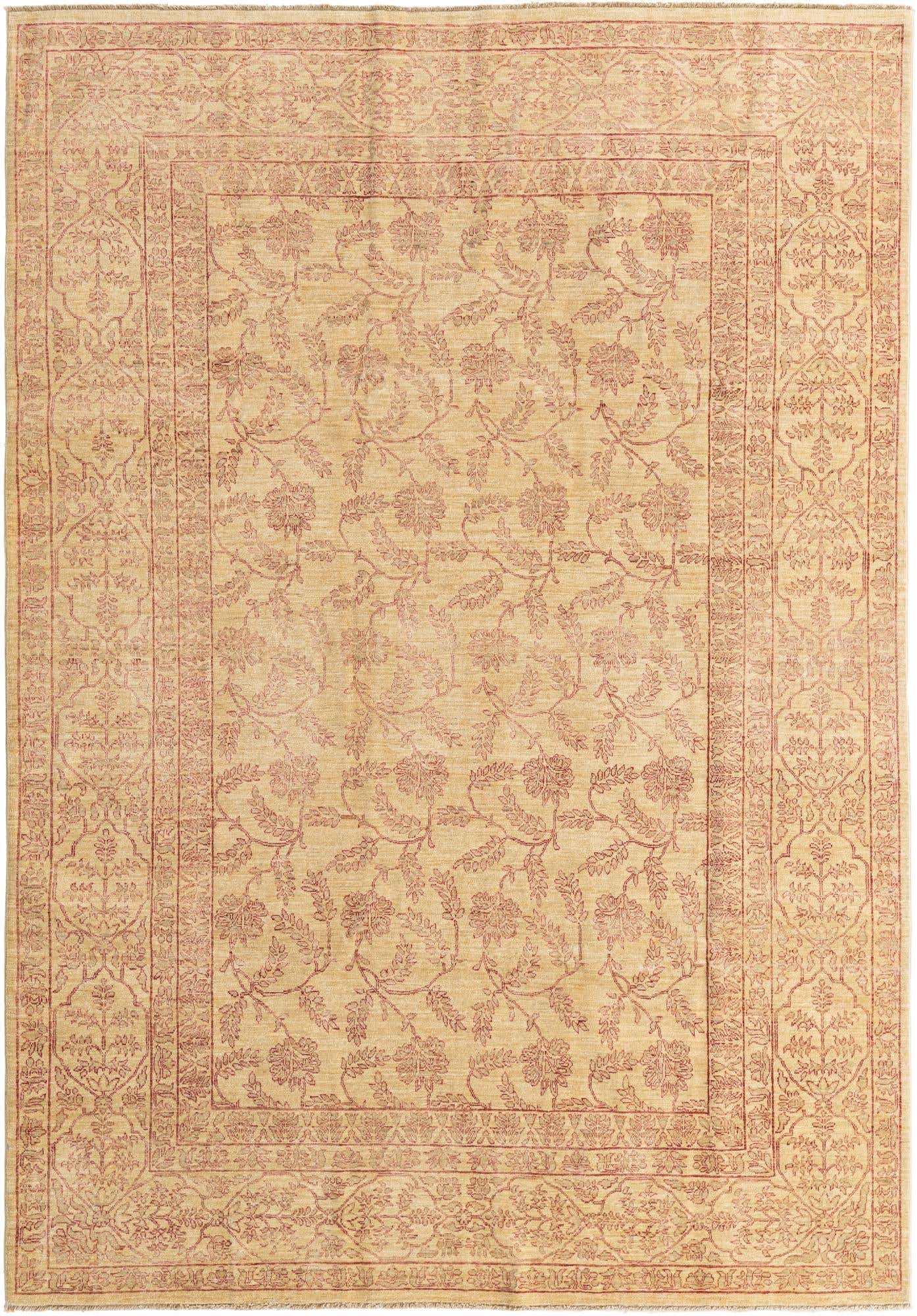 6' 10 x 9' 7 Hand Knotted Ariana Ziegler Oriental Rug