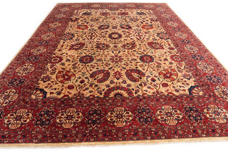 Detail image of 9' x 12' Hand Knotted Ariana Ziegler Oriental Rug