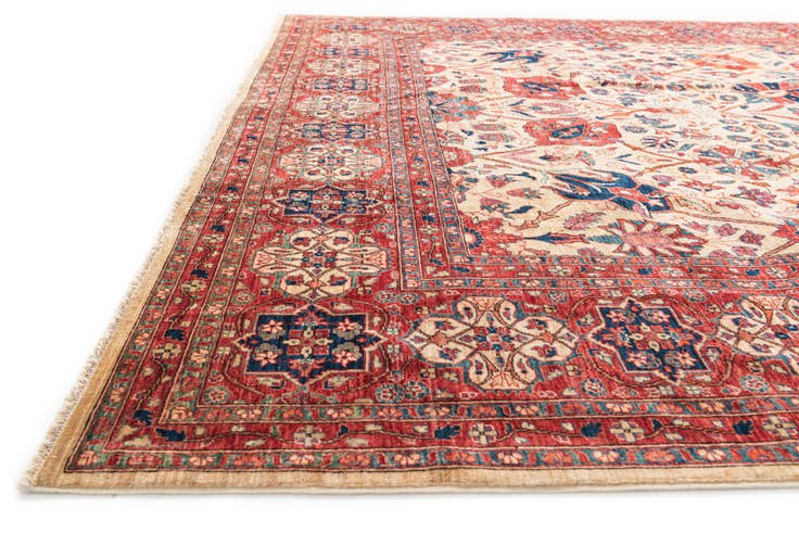 Detail image of 9' x 12' Hand Knotted Ariana Ziegler Oriental Rug