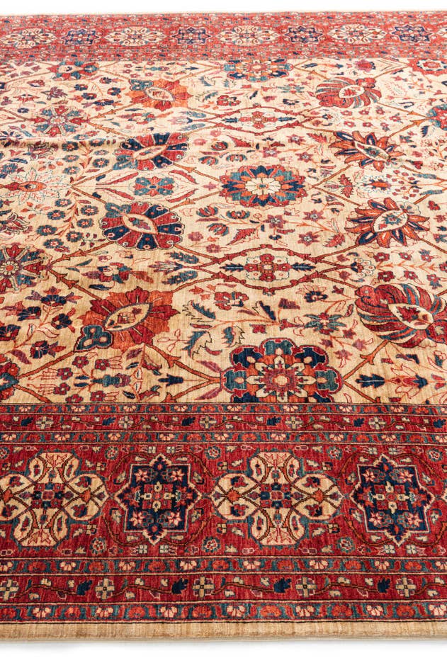 Detail image of 9' x 12' Hand Knotted Ariana Ziegler Oriental Rug