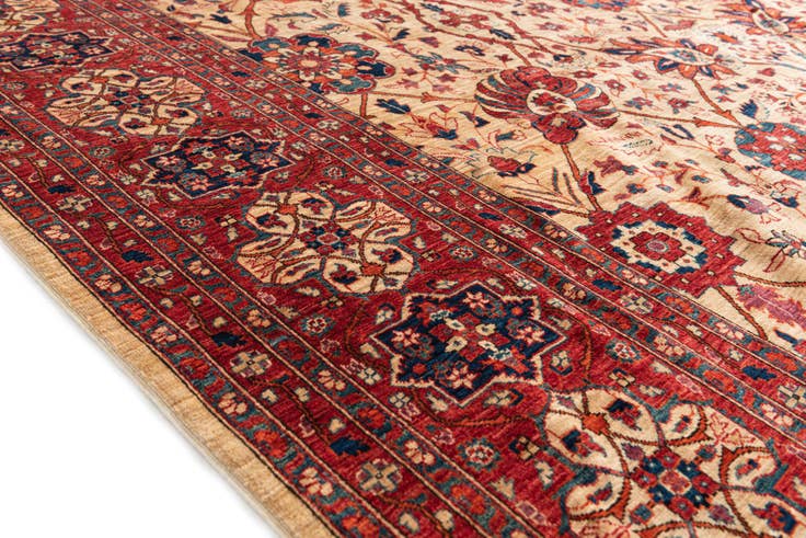 Detail image of 9' x 12' Hand Knotted Ariana Ziegler Oriental Rug