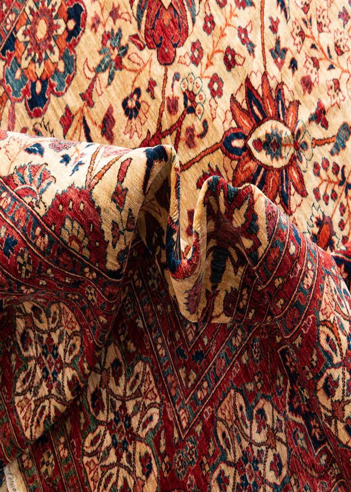 9' x 12' Hand Knotted Ariana Ziegler Oriental Rug