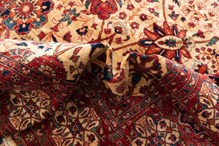 Detail image of 9' x 12' Hand Knotted Ariana Ziegler Oriental Rug