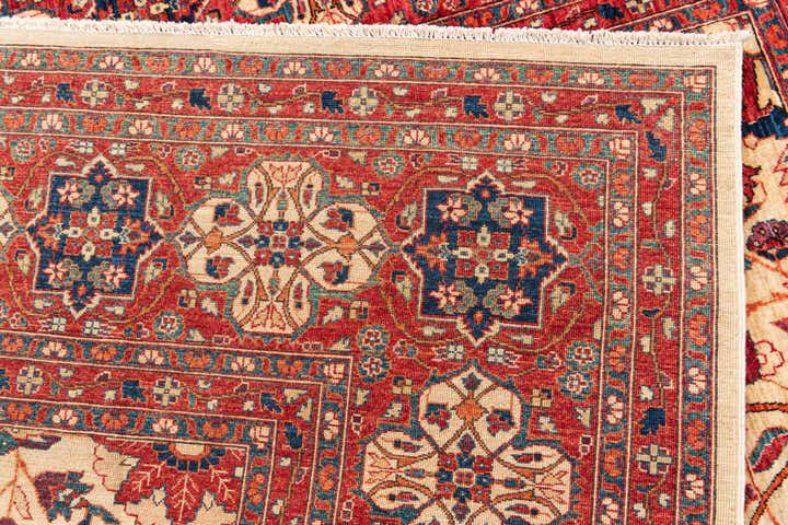 9' x 12' Hand Knotted Ariana Ziegler Oriental Rug
