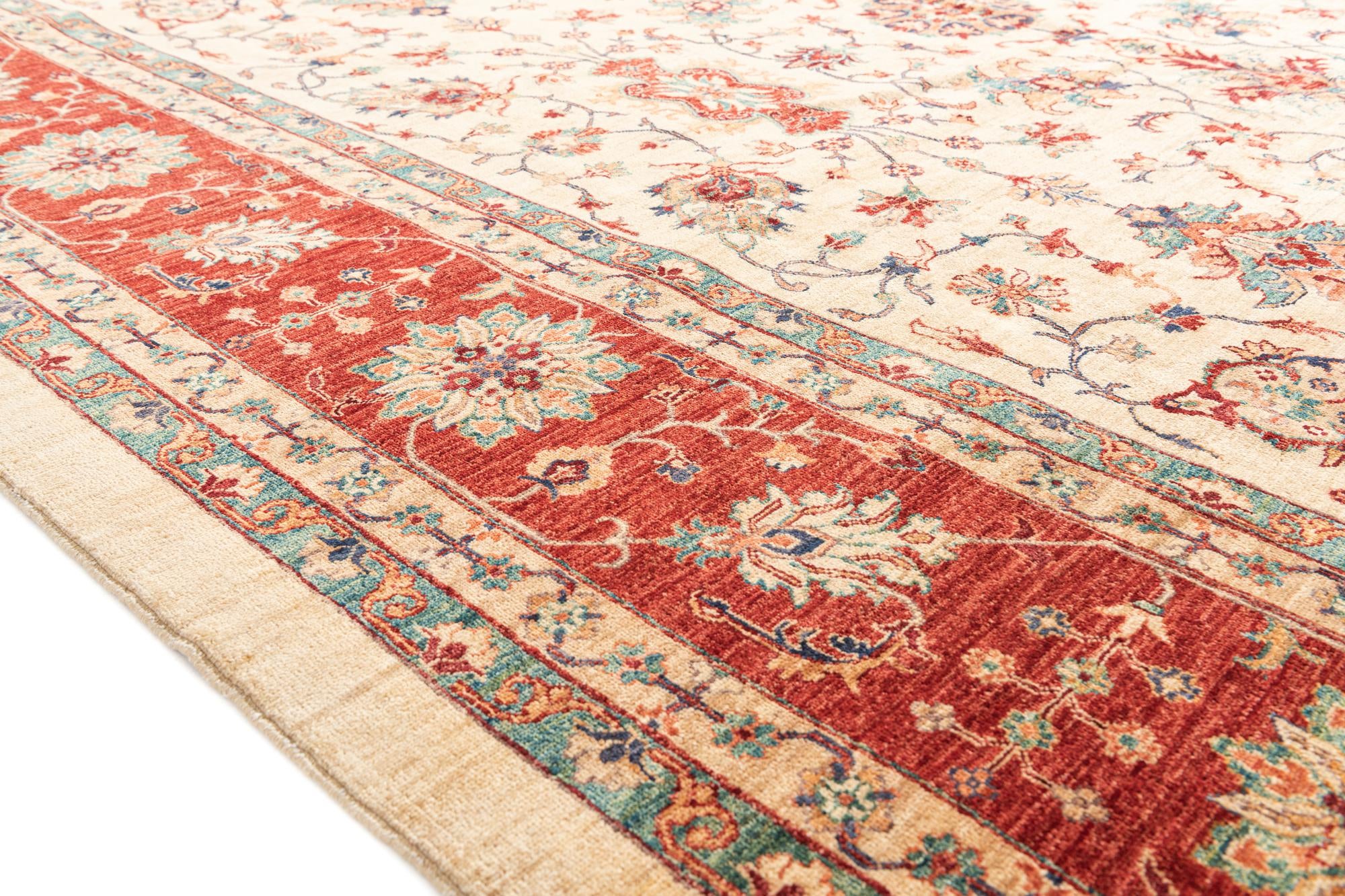 10' x 13' 4 Hand Knotted Ariana Ziegler Oriental Rug